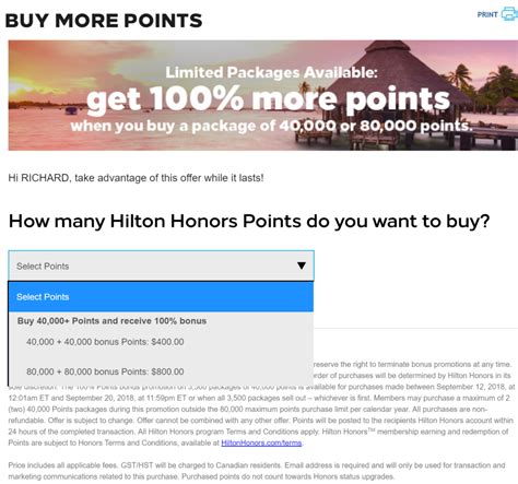 buy hilton honors points|Get 40,000 points + a £400 bonus with American Express Platinum.